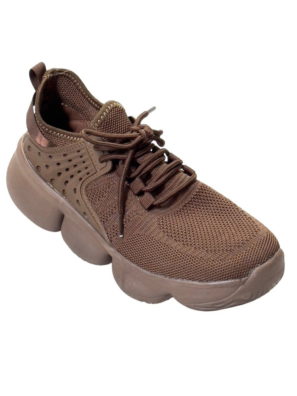 MATA Women’s Shoes Brown Mesh Platform Fashion Sneakers Size 9
